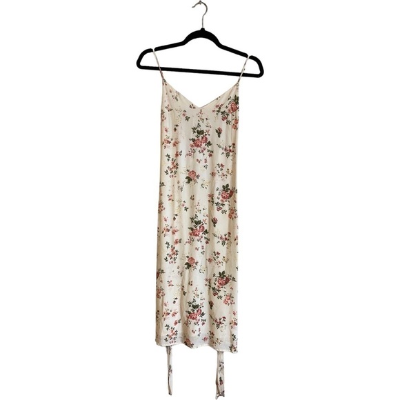 Reformation Dietrich Floral Tie Back Midi Dress in Flourish - Picture 3 of 7